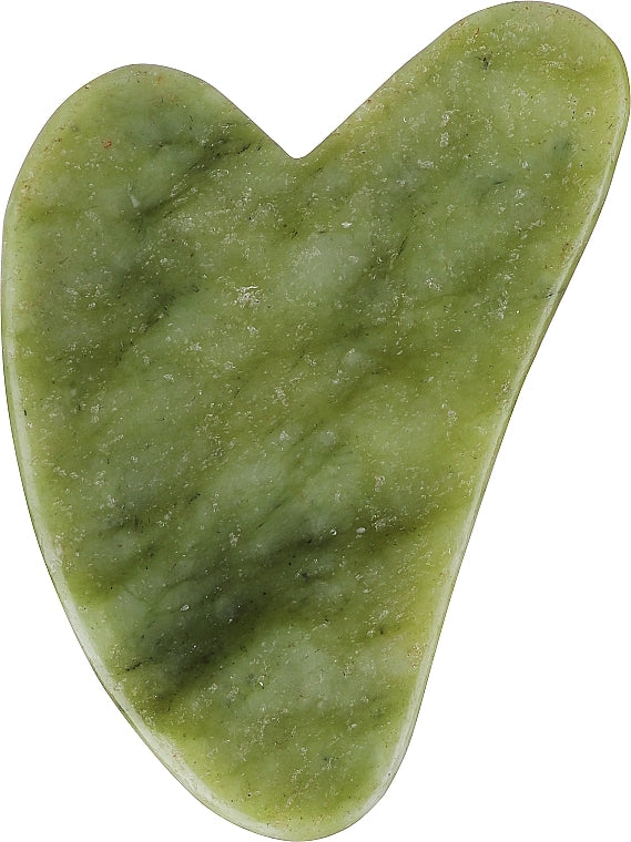 Gua sha en aventurine verte, ton rituel du matin, offert.