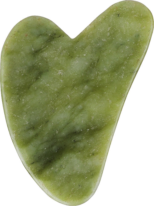 Gua sha en aventurine verte, ton rituel du matin, offert.
